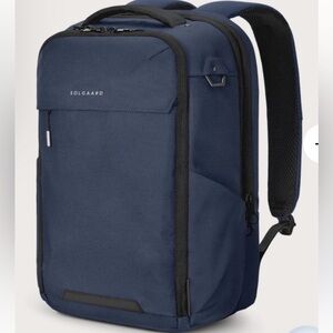 SOLGAARD Navy Travel Backpack -large -never used brand new
